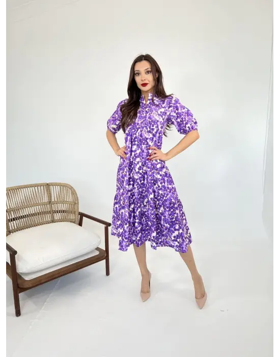 Omarı Yaz Mevsimine Uygun Hafif Kumaşlı Elbise