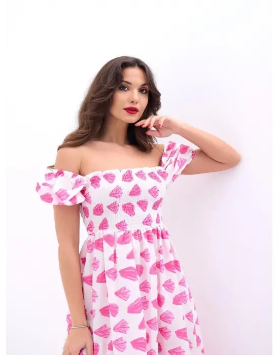 Omarı Özgün Tasarım Siyah Elbise