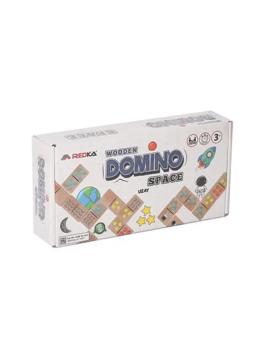 Omarı Ahşap Domino Seti - Redka Özellikli
