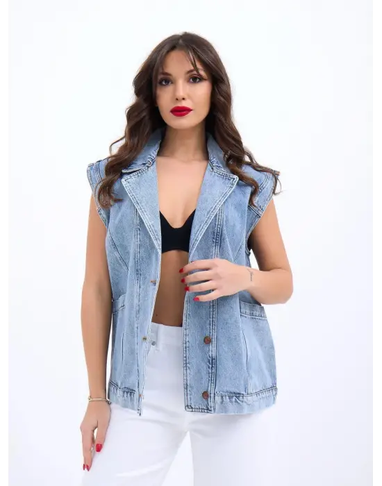 5751 KOT YELEK-MAVİ