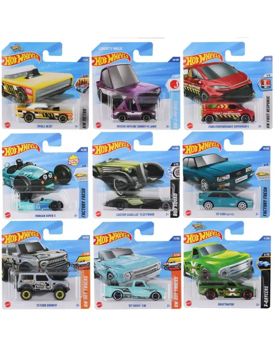 5785 Hot Wheels Araba 72 adet koli ile satılır. Koli fiyatıdır.