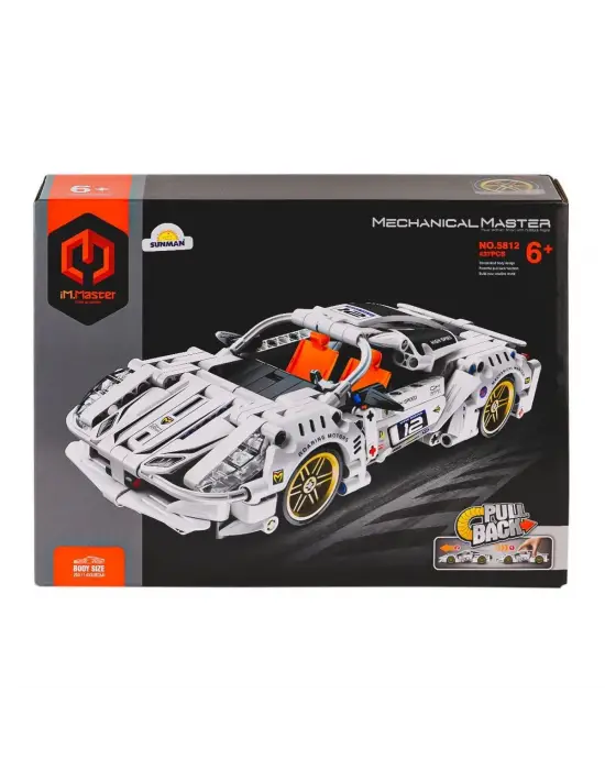 Omarı Eğlenceli ve Yaratıcı Araba Blok Seti Parça