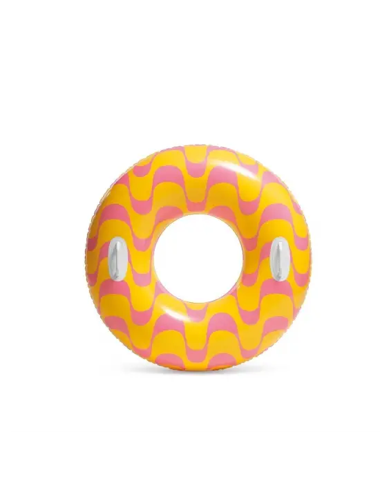 Omarı Girdap Halkalı Desenli Simit Tutamağı - 91 cm