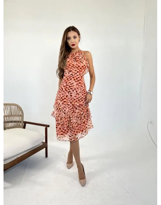 Omarı Kadın Siyah Uzun Kollu Abiye Elbise