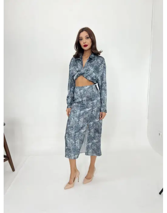 Omarı Şık ve Zarif Etekli Takım