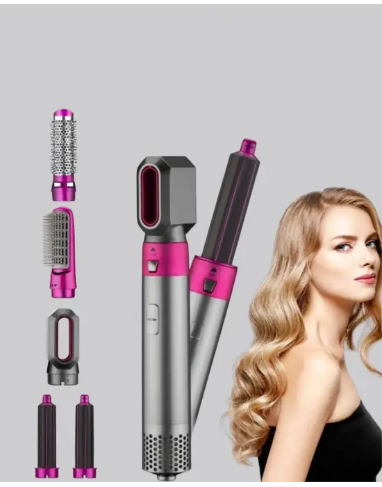 5’i 1 Arada Saç Şekillendirici Set Kuaför Düzeyinde Performans Ve Ergonomik Tasarım