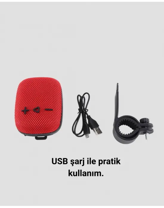 5w Kablosuz Bluetooth Hoparlör Güçlü Bas Ve Fm Radyo