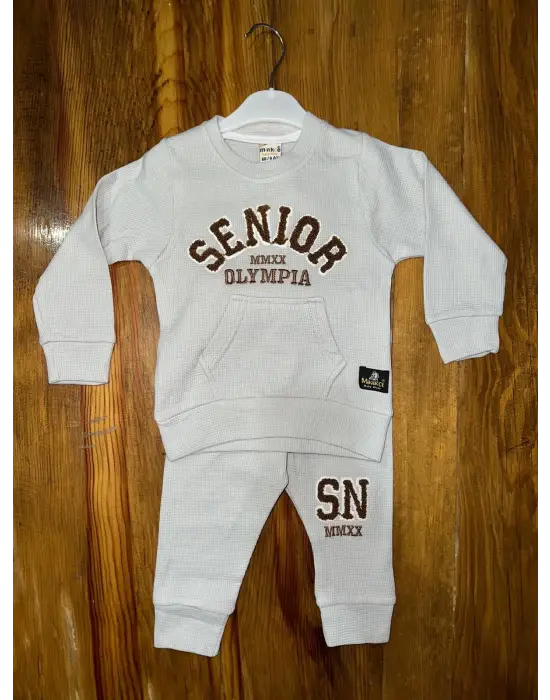 Omarı Konforlu ve Şık Bebek Kanguru Cep Takımı Gri