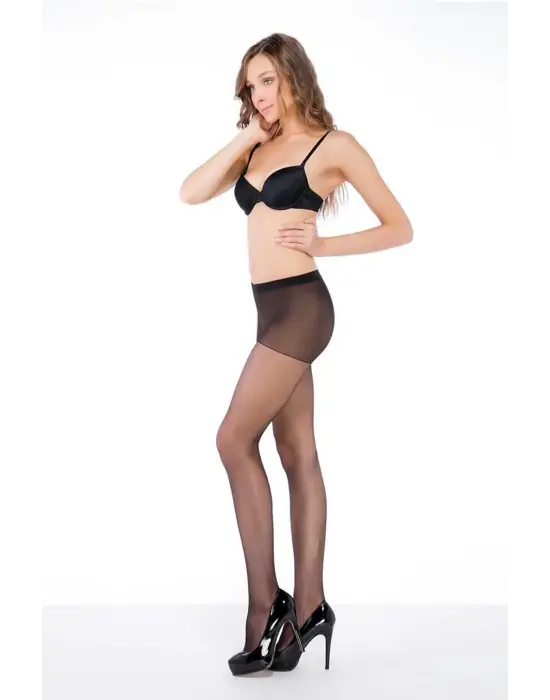 Omarı Kadın Süper İnce Mat Siyah Külotlu Çorap Seti