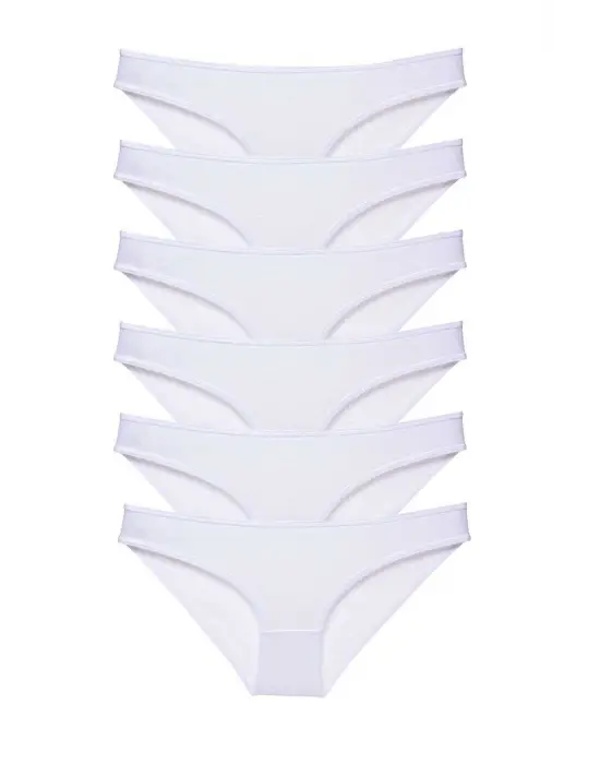 Şık Likralı Kadın Slip Külot Seti