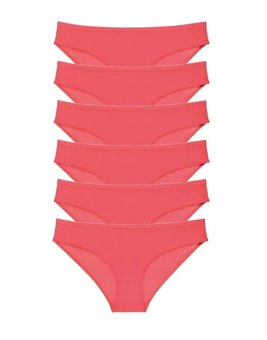 Trend Likralı Kadın Slip Külot Fuşya