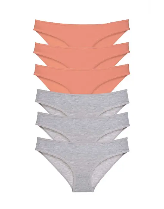 Çarpıcı Likralı Kadın Slip Külot Seti