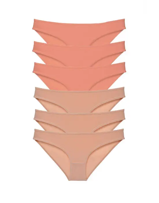 Çarpıcı Likralı Kadın Slip Külot