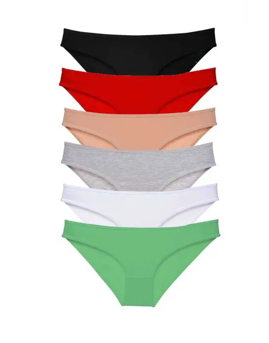 Çekici Likralı Kadın Slip Külot Seti