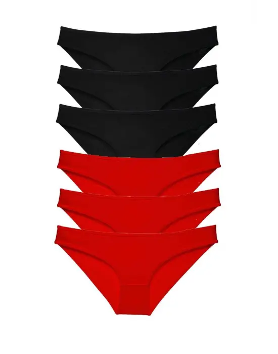 Modern Likralı Kadın Slip Külot Seti