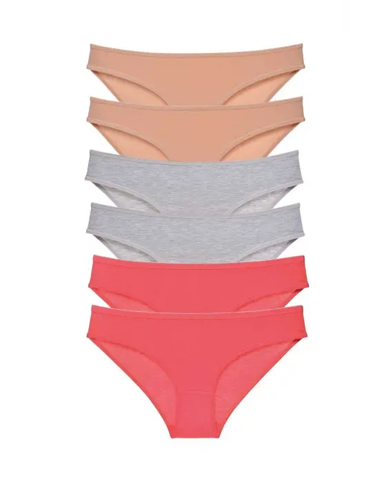 Çarpıcı Likralı Kadın Slip Külot Seti