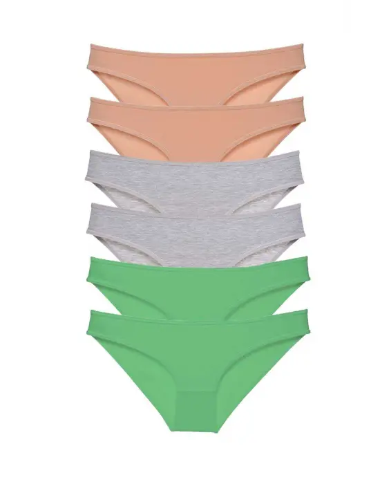 Yüksek Kalite Likralı Kadın Slip Külot Seti