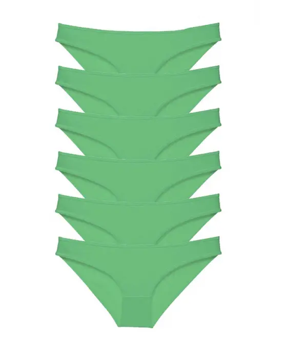 Yenilikçi Eko Set Kadın Slip Külot Yeşil