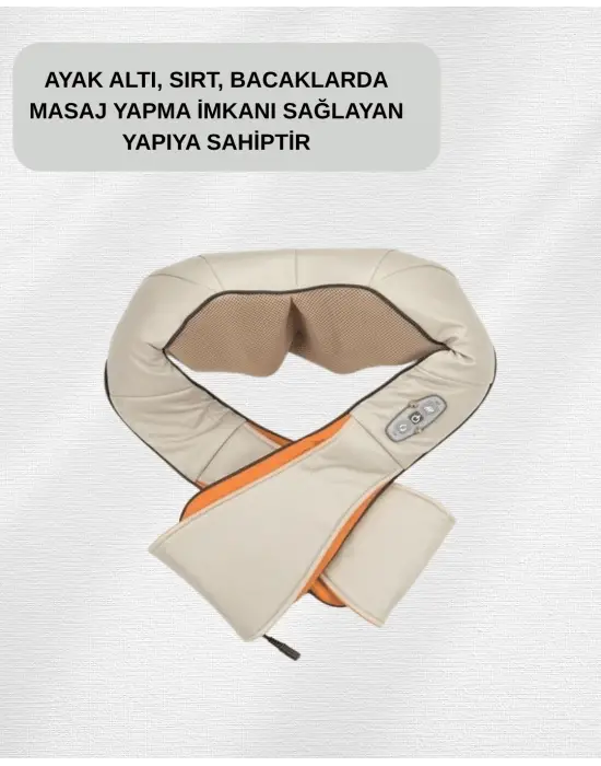 6 Başlıklı Isıtmalı Masaj Cihazı – Tüm Vücut İçin Derin Kas Masajı