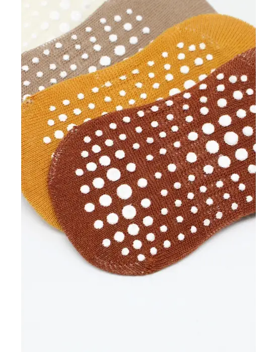 Omarı Kaymaz Penye Çorap Seti - 6lı Sneakers Çoraplar