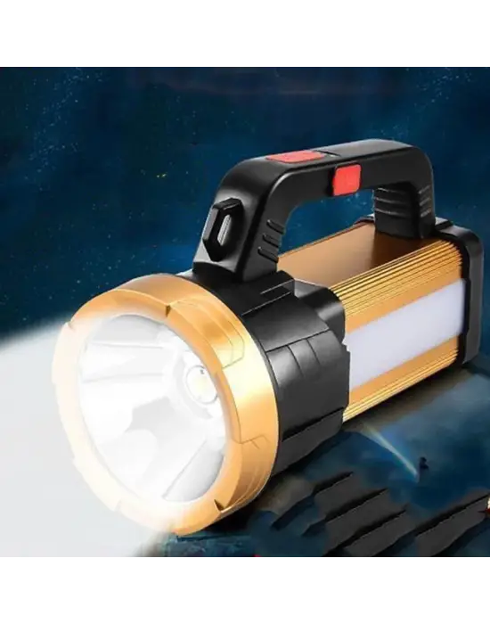 6 Mod Şarjlı El Feneri Projektör Tipi  Wt-615