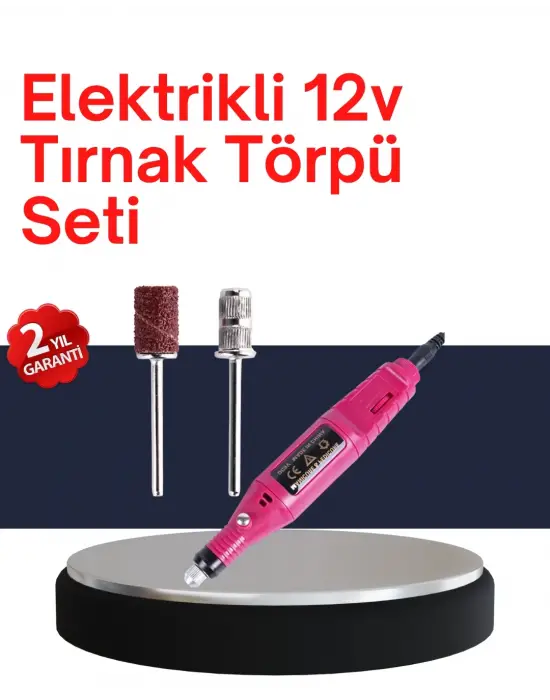 6 Uçlu Elektrikli Manikür Pedikür Seti