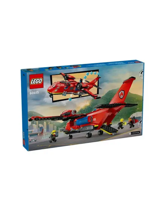 60413 Lego City İtfaiye Kurtarma Uçağı 478 parça +6 yaş