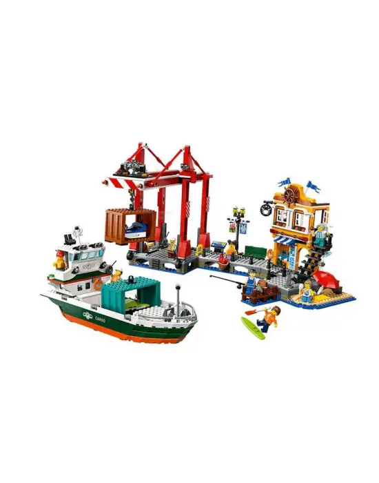 60422 Lego City Yük Gemisi Liman 1226 parça +8 yaş