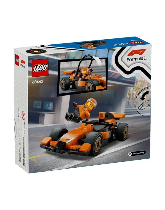 60442 Lego City McLaren Yarış Arabalı F1 Sürücüsü 86 parça +6 yaş