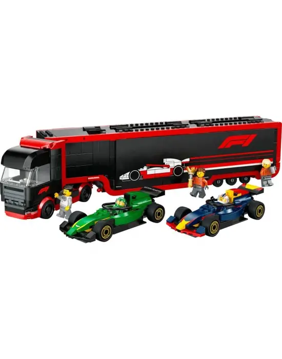 60445 Lego City F1 Tırı ve RB20 ve AMR24 1086 parça +8 yaş