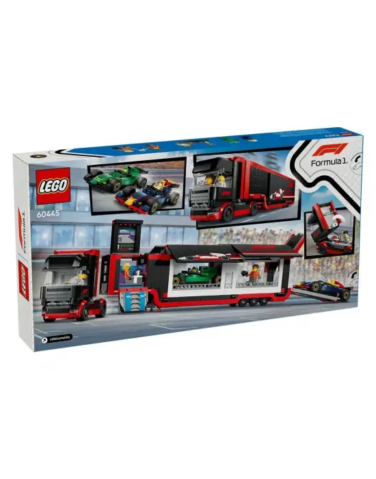 60445 Lego City F1 Tırı ve RB20 ve AMR24 1086 parça +8 yaş
