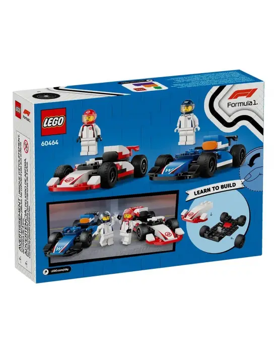 60464 Lego City F1 Williams Racing ve Haas F1 Yarış Arabaları 92 parça +4 yaş