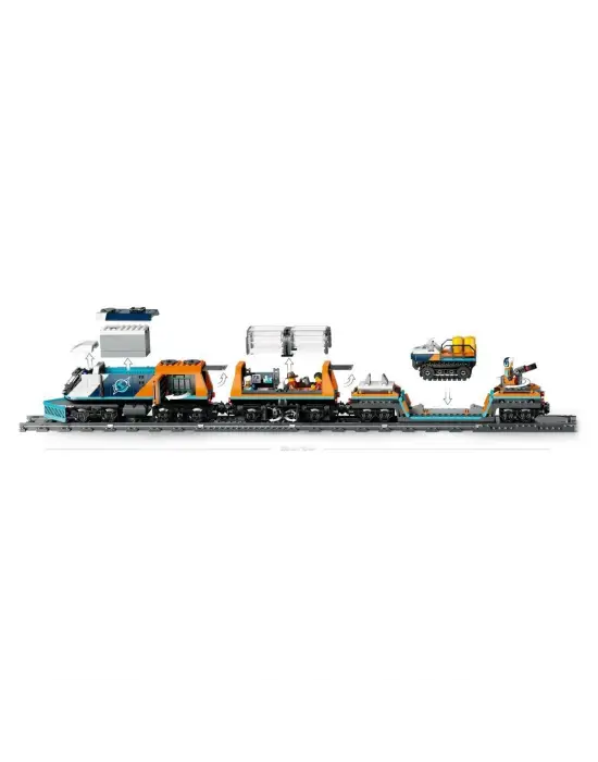 60470 Lego City Kaşif Treni 1517 parça +7 yaş