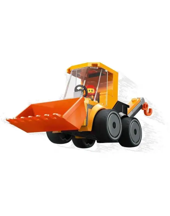 60483 Lego City Rides İnşaat Yükleyicisi 61 parça +5 yaş