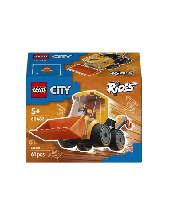 60483 Lego City Rides İnşaat Yükleyicisi 61 parça +5 yaş