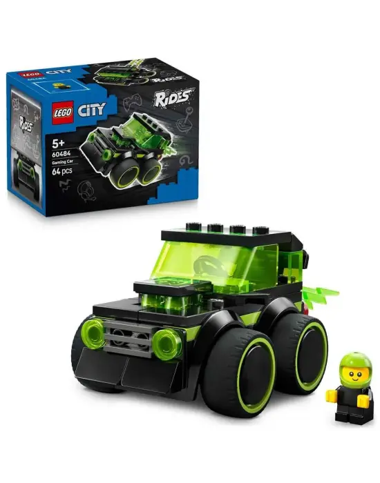60484 Lego City Rides Gamer Yarış Arabası 64 parça +5 yaş