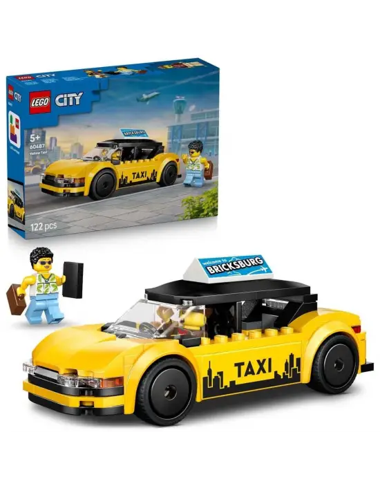 60487 Lego City Sarı Taksi 122 parça +5 yaş