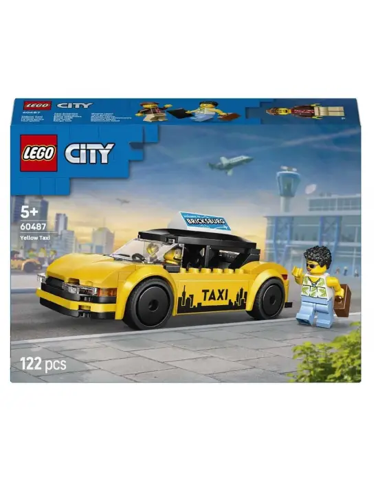 60487 Lego City Sarı Taksi 122 parça +5 yaş