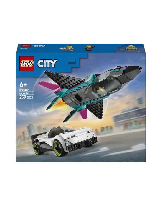 60489 Lego City Jet, Arabaya Karşı 259 parça +6 yaş