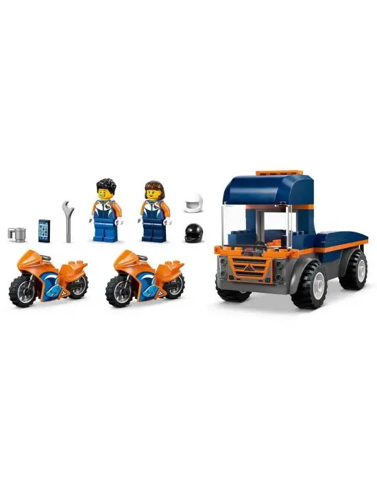 60491 Lego City Motosiklet Taşıyıcı 88 parça +4 yaş