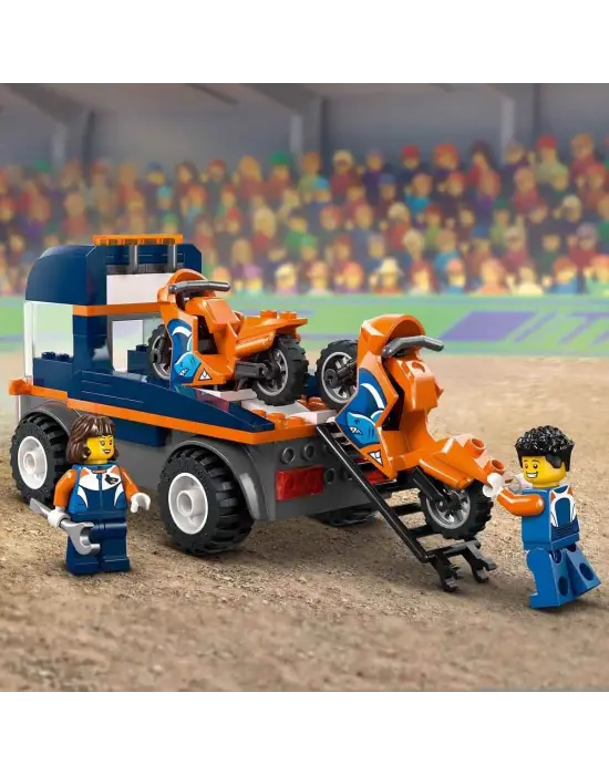 60491 Lego City Motosiklet Taşıyıcı 88 parça +4 yaş