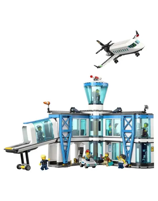 60502 Lego City Havaalanı ve Uçak 887 parça +8 yaş