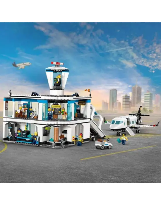 60502 Lego City Havaalanı ve Uçak 887 parça +8 yaş