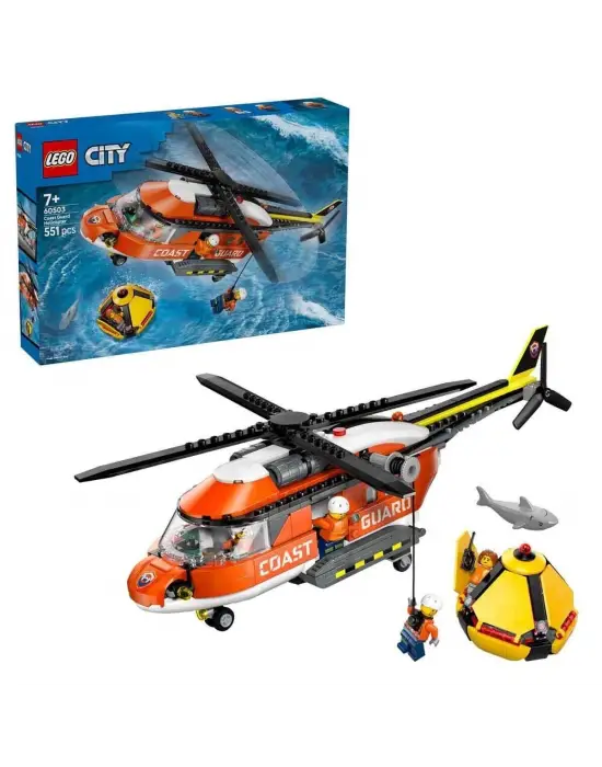 60503 Lego City Sahil Güvenlik Helikopteri 551 parça +7 yaş