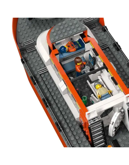 60504 Lego City Sahil Güvenlik Kurtarma Botu ve Helikopteri 742 parça +7 yaş