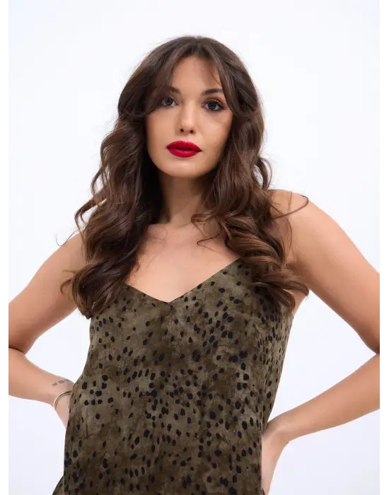 6250 ELBİSE-SİYAH HAKİ