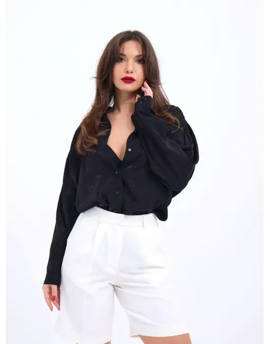 Omarı Modern ve Şık Desenli Gömlek