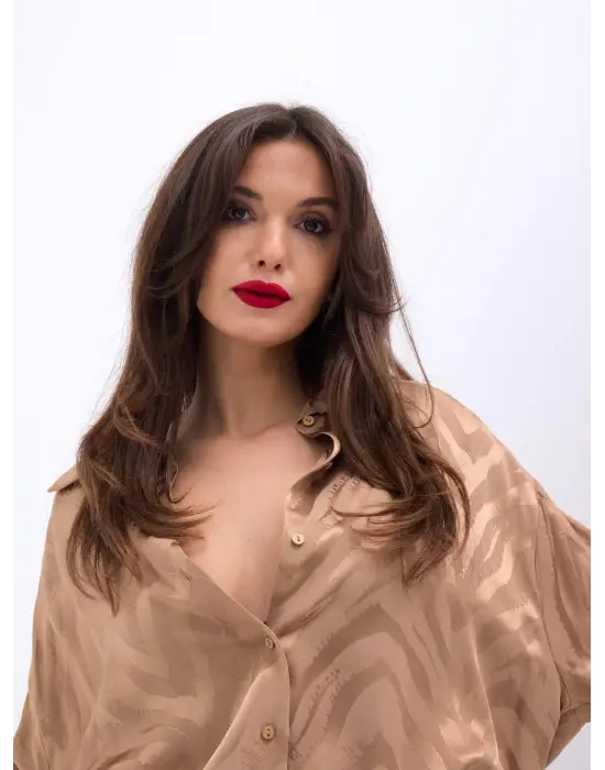 Omarı Yumuşak Dokulu Klasik Gömlek Hamburg