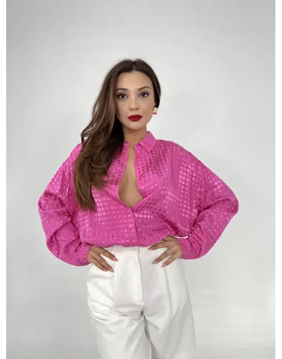 Omarı Desenli Şık Gömlek Modelleri