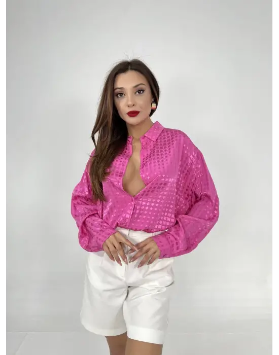 Omarı Desenli Şık Gömlek Modelleri